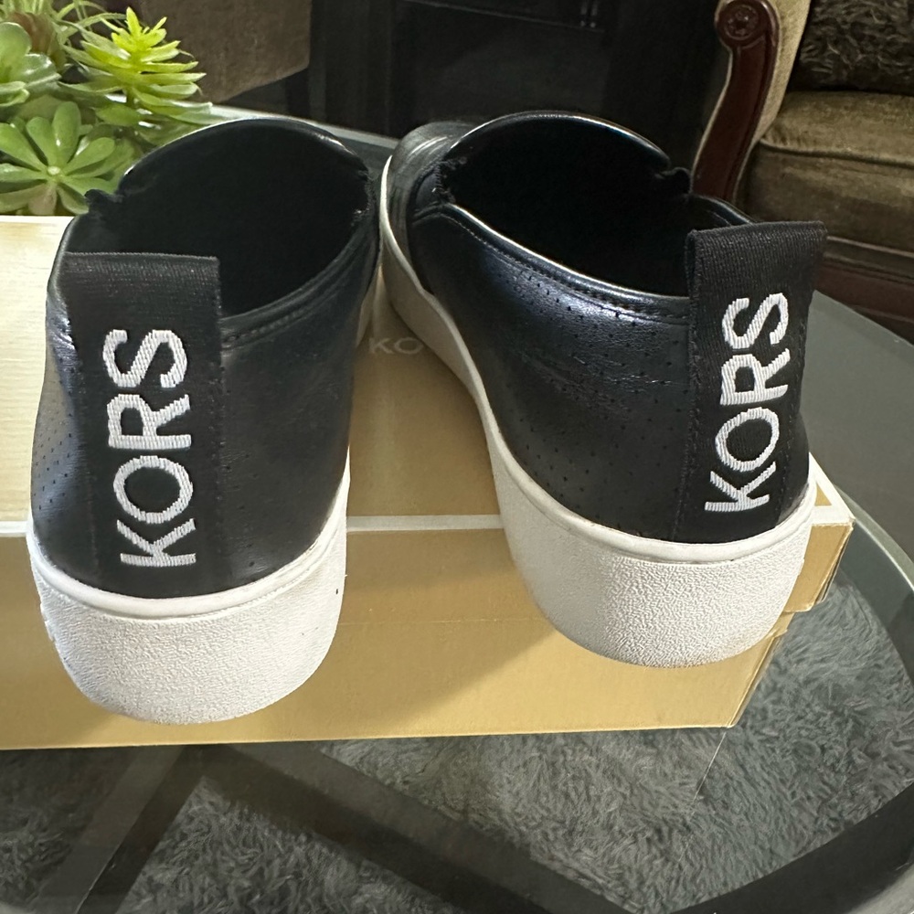 Michael Kors Black and White Sneakers